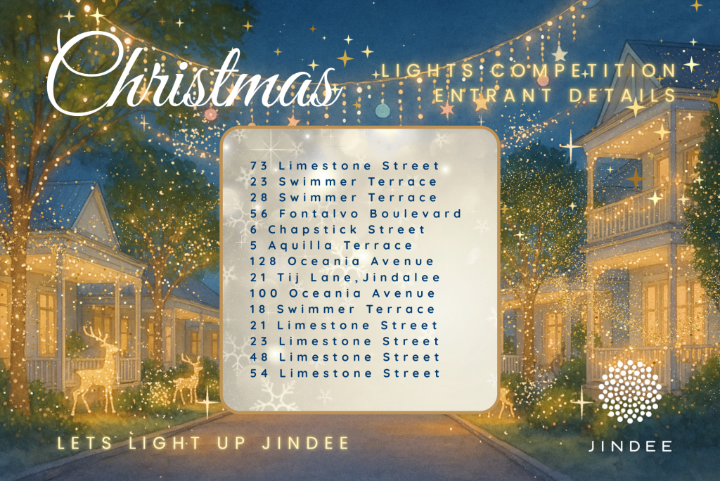 Jindee Christmas Lights Trail Address