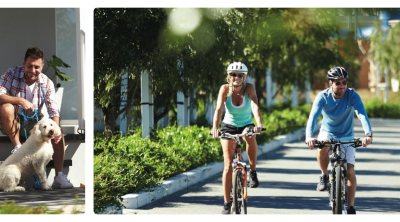 Jindee's wider tree lined streets and pathways