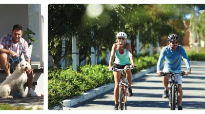 Jindee's wider tree lined streets and pathways